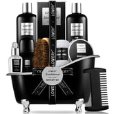 Luxury Beard Grooming Kit for Men – Sandalwood
Sandalwood Beard Care Gift Set with Comb and Oil
Men's Beard Bath & Grooming Kit in Gift Box